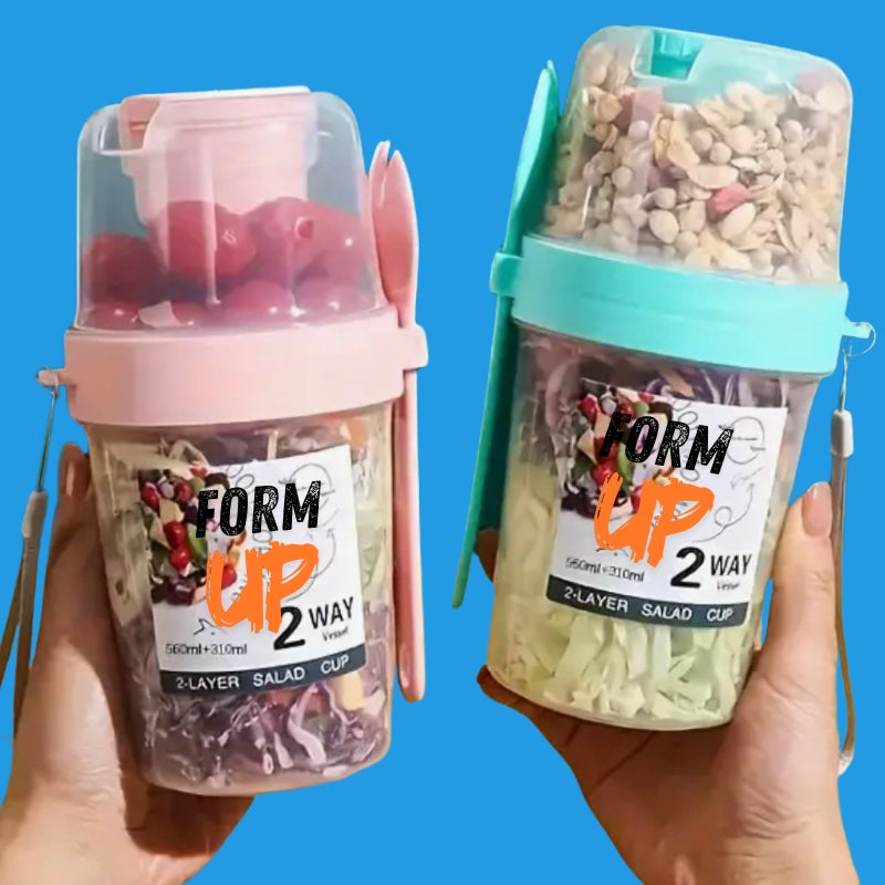 Saladebeker, Salade Maaltijd Shaker Cup