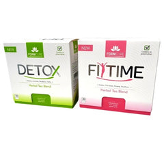 Voordeel Pakket Detox Kuur 1x pakket & FitTime 1 x pakket - 30 dagen Kuur